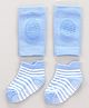 Baby Anti-Slip Knee Pads & Socks - Sky Blue