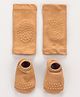 Baby Anti-Slip Knee Pads & Socks - Brown