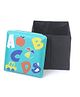 Ratnas Storage Cum Utility Box Multi Print - Blue And Black