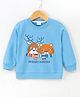 Babyhug Full Sleeves Sweatshirt Friends Forever Print - Blue