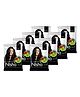 Nisha Henna Based Hair Color Ammonia Free Hair Colour Dye Natural Black - 10g Pack of 8