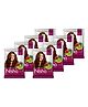 Nisha Henna Based Hair Color Ammonia Free Henna Hair Colour Dye Natural Brown - 15g Pack of 8