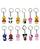 Asera Keychain Pack of 12 - Multicolor