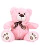 Starwalk Plush Teddy Bear With Bow Pink - 35 cm