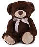 Starwalk Teddy Bear Plush Dark Brown Color With Pink Bow - 46 cm