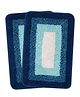 Saralhome  Soft Micro AntiSlip Bathmat 2pc  Blue. 40cm x 60cm