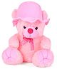 Play N Pets Teddy Bear With Cap Pink - Height 40 cm