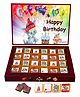 Expelite Happy Birthday Printed Chocolate Box - 500 gm