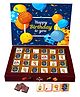 Expelite Happy Birthday Printed Chocolate Box - 500 gm