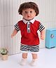 Speedage Ayush Baba Doll Red Black - Height 55.5 cm
