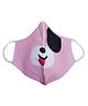 Shopping Time Digital Animal Printed Reusable & Washable Face Mask - Pink