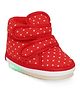 Chiu Stars Printed Double Velcro Closure LED Musical Shoes - Red
