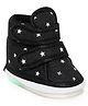 Chiu Stars Printed Musical LED Shoes - Black