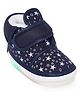 Chiu Stars Printed LED Musical Shoes - Navy Blue