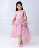 Mark & Mia Sleeveless Knee Length Party Dress High Low Pattern - Purple