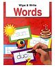 Wipe and Clean Words Book - English