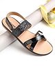 Pine Kids Party Wear Sandals - Black