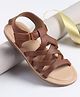 Pine Kids Sandals With Velcro Closure - Brown