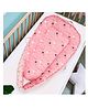 Baby Moo Baby Bed Cum Sleeping Carry Nest Rabbit Print - Pink