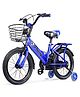 Kids Bicycle With Storage Basket 14 inches - Blue