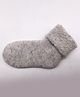 Flaunt Chic Solid Colour Winter Socks - Grey