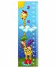 WENS Giraffe Print Height Measurement Wall Sticker - Multicolor