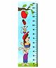 WENS Cartoon Print Height Measurement Wall Sticker - Multicolor