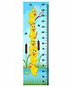 WENS Jungle Duck Print Height Measurement Wall Sticker - Blue