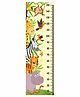 WENS Animal's Hide & Seek Wall Height Chart - Multicolor