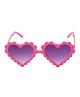 Spiky Heart Shape Sunglasses - Pink