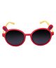 Spiky UV Protection Rabbit Shaped Sunglasses - Red