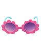 Spiky UV Protection Floral Sunglasses - Pink 