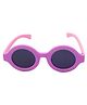Spiky UV Protection Round Sunglasses - Purple 