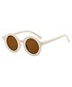 SYGA Modern Stylish Goggles Round Style - White