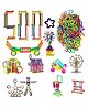 Syga Stick Shaped Building Blocks Set Multicolor - 500 Pieces 