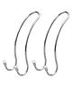 Syga Car Back Hook Pack of 2 - Silver 