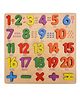 Tinykart Wooden Number Board Puzzle - 25 Pieces