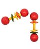 Tinykart Dumbell Rattle Pack of 2 - Multicolor