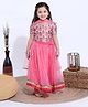 Babyhug Half Sleeves Choli & Lehenga With Dupatta - Pink