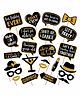 Zyozi Birthday Party Photo Props Multicolor - Pack Of 24