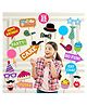 Zyozi Birthday Party Photo Props Multicolor - Pack Of 25