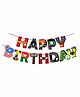 Zyozi Super Hero Themed Happy Birthday Banner Multicolour - Length 43 cm 