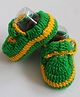 Woonie Handmade Knitted Booties - Green