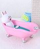 Babyhug Bathtub Shape Soap Dish Kitty Design - Pink