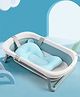 Babyhug Foldable Bathtub with Cushion - Blue