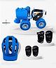 Jaspo Kids Delite Intact Junior Skates Combo - Blue