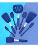 Amour Silicone Spatula Set Of 8 - Blue