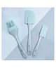Amour Flexible Mini Silicon Spatula Set of 3 - Green