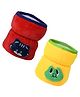 The Little Looker Plush Cotton Bottle Cover Red Yellow Pack of 2 - Fits 125 ml Bottle Each