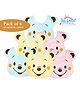 The Little Lookers Cotton Baby Bibs Animal Print Pack of 6 - Multicolor
